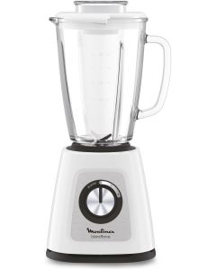 Batidora de cristal blanca 800 W Moulinex LM430110