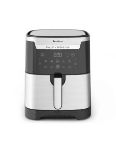 Moulinex Easy Fry & Grill XXL Sencillo Independiente Freidora de aire caliente Negro, Acero inoxidable