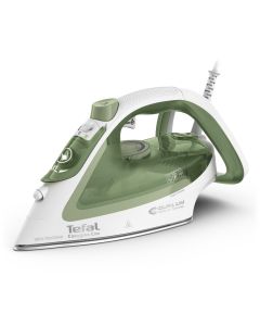 Tefal Easygliss Eco FV5781 Plancha vapor-seco Durilium AirGlide soleplate 2800 W Blanco, Verde