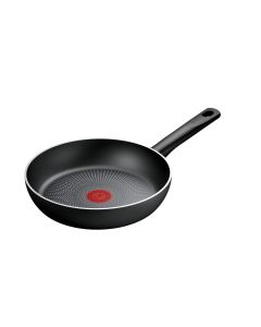 Sartén Tefal React 22 cm antiadherente 100% aluminio reciclado negro C29103