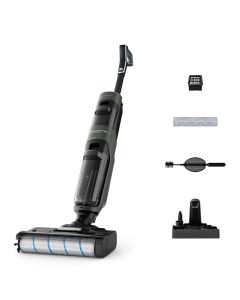 Fregona eléctrica Rowenta X-Clean 4 GZ5035WO Aspira y friega Sin bolsa Gris 200 W