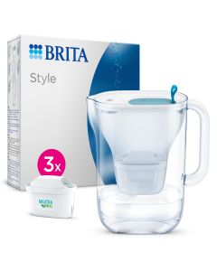 BRITA Jarra con filtro de agua Style Grafito 2,4 L incl. 3x cartuchos MAXTRA PRO All-in-1