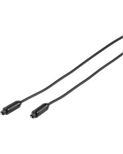 Vivanco 46/40 10 cable de fibra optica 1 m TOSLINK ODT Negro