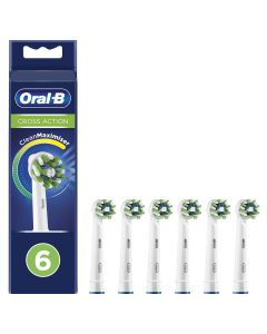 Oral-B EB50RB 2+2+2 CrossAction Cabezales De cepillo, Pack De 6 Unidades