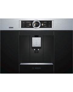 Centro de café espresso Bosch Gourmet Cristal negro con acero inoxidable CTL636ES6