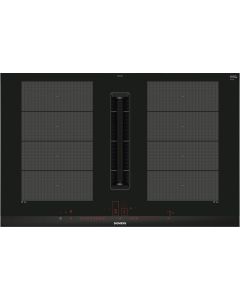 Placa de inducción Siemens iQ700 EX875LX67E Negro, Acero inoxidable Integrado 80 cm Con 4 zona(s)