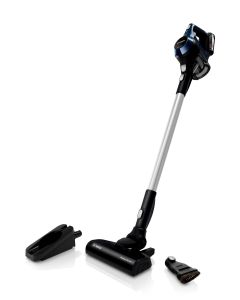 Bosch Serie 6 BBS611PCK aspiradora de mano Azul, Plata Sin bolsa
