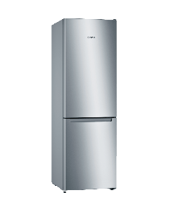 Bosch Serie 2 KGN36NLEA nevera y congelador Independiente 305 L E Acero inoxidable