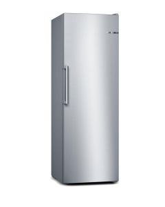 Congelador vertical Bosch acero mate E NoFrost, Serie 4, GSN33VLEP