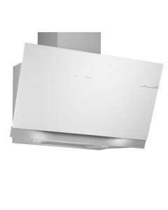 Campana Decorativa de Pared Bosch DWK91LT20 90 cm 1007 m³/h 5 velocidades Cristal Blanco A+