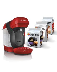Cafetera multibebebidas Bosch TAS1103 + 3 PACKS TASSIMO