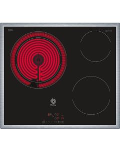 Placa vitrocerámica Balay 3EB715XR de 60 cm de ancho Marco de acero inoxidable