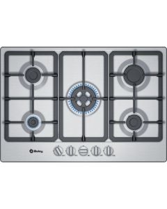 Placa de gas Balay 3ETX576HB de 75 cm de ancho acero inoxidable