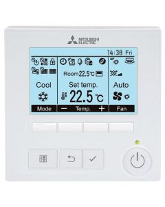 Mitsubishi Electric PAR-40MAA mando a distancia Alámbrico Aire Acondicionado Botones