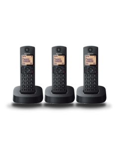 Panasonic KX-TGC313SPB teléfono Teléfono DECT Identificador de llamadas Negro