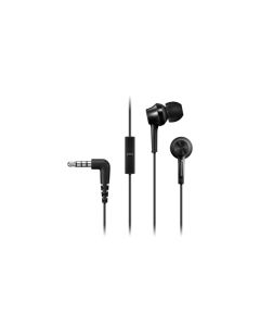 Panasonic RP-TCM115E Auriculares Alámbrico Dentro de oído Llamadas/Música Negro