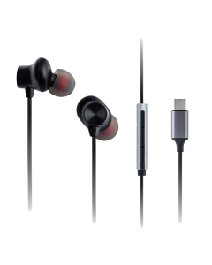 Panasonic RP-TCM225DEK auricular y casco Auriculares Alámbrico Dentro de oído Llamadas/Música USB Tipo C Negro