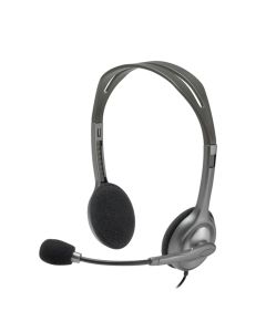 Logitech H111 Auriculares Alámbrico Diadema Oficina/Centro de llamadas Gris