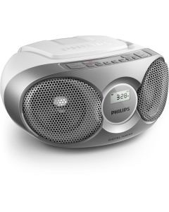 Philips AZ215S/12 sistema estéreo portátil 3 W FM Plata