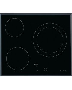 Placa vitrocerámica AEG HK623021FB de 3 zonas y 60 cm
