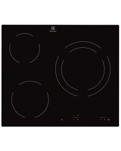 Placa vitrocerámica Electrolux EHF6231IOK 3 zonas Negro
