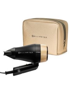 Bellissima B-Travel secador 1400 W Negro, Oro