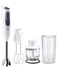 Batidora de mano Braun Multi Quick 3V Blanco/Gris MQ3125B