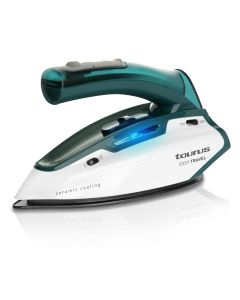 Taurus Easy Travel Plancha a vapor Suela de cerámica 1100 W Verde, Blanco