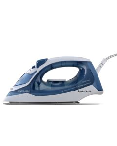 Taurus Baltic 2200 Plancha vapor-seco Suela cerámica de nanoplata 2200 W Azul, Blanco