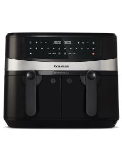 Taurus Air Fry Digital Duo Doble 9 L 2200 W Freidora de aire caliente Negro