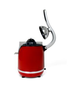 JATA JEEX1059 exprimidor Exprimidor eléctrico con brazo 160 W Rojo, Acero inoxidable
