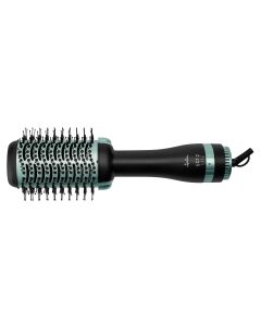 JATA JBSC2211 Utensilio de peinado Cepillo de aire caliente Caliente Negro, Turquesa 1200 W 1,8 m