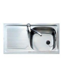 Teka E-50 800.440 1C 1E Fregadero encastrado bajo encimera Rectangular Acero inoxidable