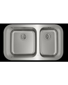 Teka BE 2C 785 Fregadero encastrado bajo encimera Rectangular Acero inoxidable