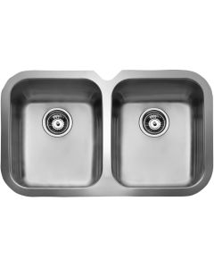 Teka BE 2C 765 Lavabo sobre-encimera Rectangular Acero inoxidable