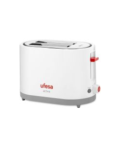 Ufesa TT7385 tostadora 7 2 rebanada(s) 800 W Gris, Rojo, Blanco