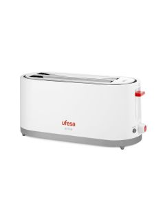 Ufesa TT7375 tostadora 7 2 rebanada(s) 1400 W Gris, Rojo, Blanco