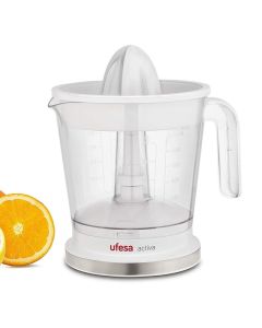 Ufesa EX4942 Exprimidor eléctrico con brazo 40 W Transparente, Blanco