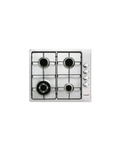 Placa de gas CATA GI 6031 X Negro, Acero inoxidable Integrado Encimera 4 zona(s)