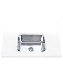 Edesa Fuji BE 50x40 1C Fregadero empotrado Rectangular Acero inoxidable