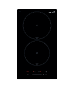 Placa de inducción Cata ISB 3102 BK Negro Integrado 30 cm Con 2 zona(s)