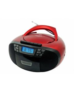 Sunstech CXUM53 sistema estéreo portátil 1 W FM Rojo Reproducción MP3