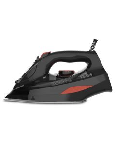 Black & Decker BXIR3000E plancha Plancha a vapor Suela de cerámica 3000 W Negro, Naranja