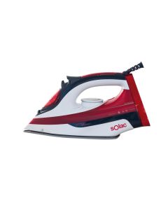 Solac Ionic Expert 2200 Plancha vapor-seco Suela de cerámica 2600 W Rojo, Blanco