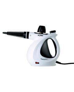 Solac Steam jet 2.1 Limpiador a vapor portátil 0,35 L 1050 W Negro, Blanco