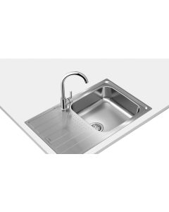 Teka UNIVERSE 50 T-XP 1C 1E MAX Lavabo sobre-encimera Rectangular Acero inoxidable