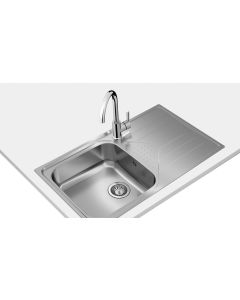 Teka UNIVERSE 50 T-XP 1C 1E Lavabo sobre-encimera Rectangular Acero inoxidable