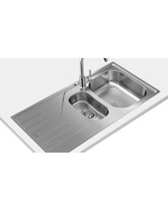 Teka UNIVERSE 60 T-XP 1½B 1E Lavabo sobre-encimera Rectangular Acero inoxidable