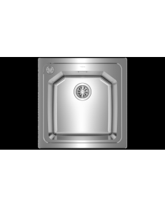 Teka Brooklyn 50M-XP 1B Lavabo sobre-encimera Plaza Acero inoxidable