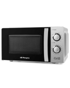 Microondas Orbegozo MIG 2138 Con grill 20 L 700 W Negro, Acero inoxidable